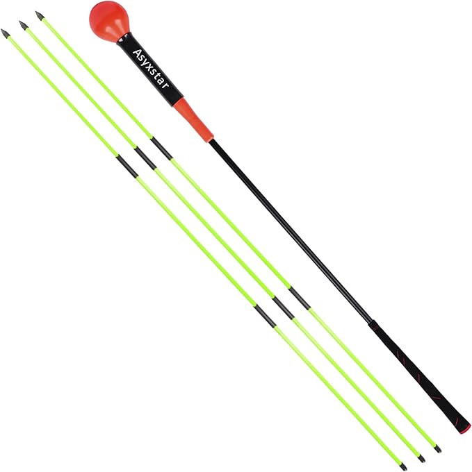 Golf Swing Trainer Aid - Power Flex Golf Swing Training aid for Strength and Tempo Golf Swing Speed Trainer Golf Training aid Golf Warm up Stick
