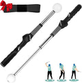 Retractable Golf Swing Training Aid, Golf Training Aid to Improve Hinge, Forearm Rotation, Shoulder Turna and Grip for Warm-up - Right-Handed Golf Club for Practice Indoor & Outdoor Practice