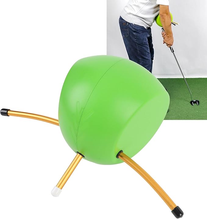Denash Swing Trainer Aid Practice Ball, Portable Swing Trainer Aid Ball for Golf Swing Posture Training and Coordination