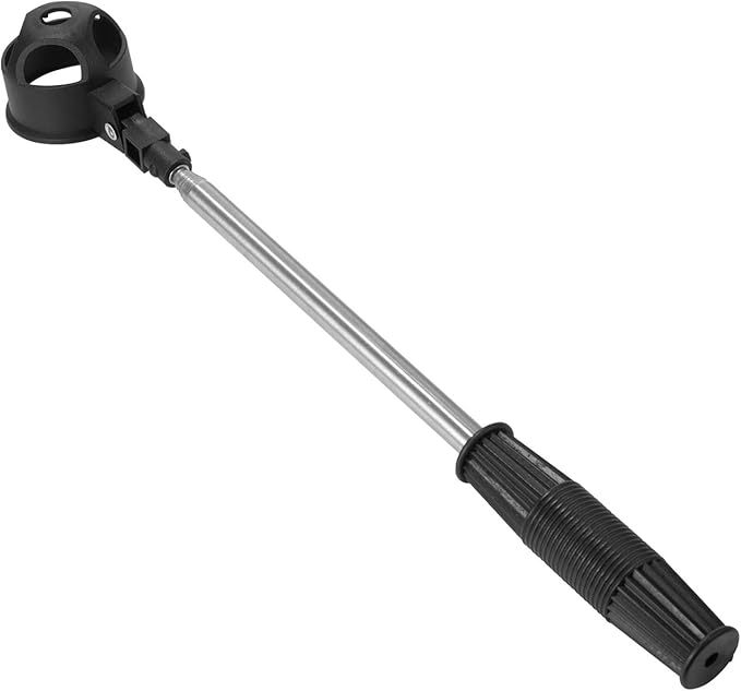 Eowpower Telescopic Golf Ball Retriever, Pick Up Automatic Locking Scoop, 16.5-80 inches Retracted Length