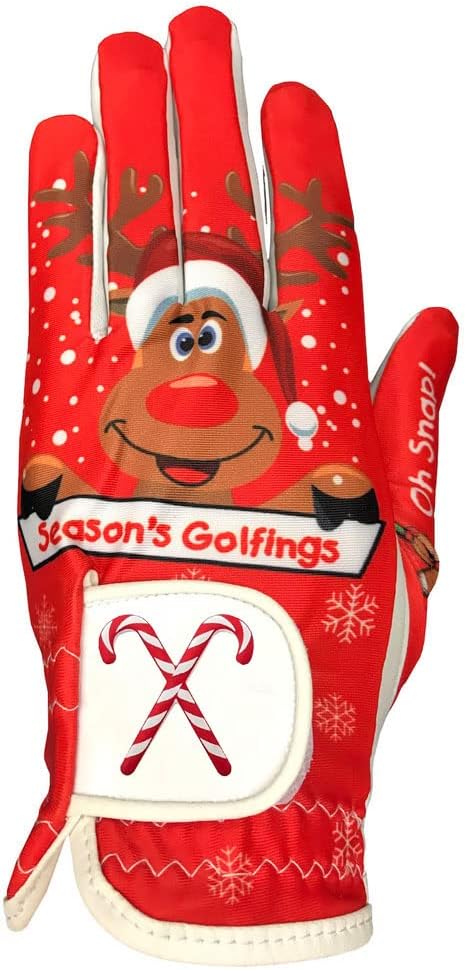 Giggle Golf Women's Golf Glove - Adjustable Strap, Left Hand Gloves for Women