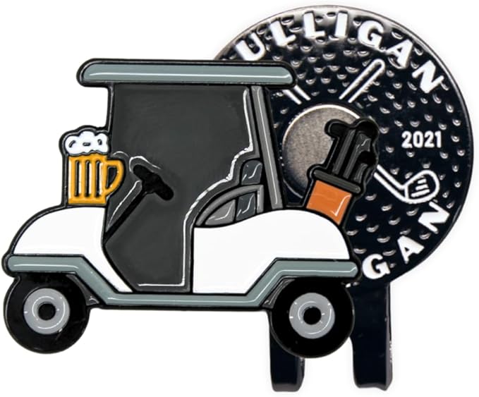 Funny Golf Ball Marker + Premium Magnetic Hat Clip | Unique Gift for Men & Women Golfers | Hilarious Golf Accessory for Any Golfer | NEW Designs!