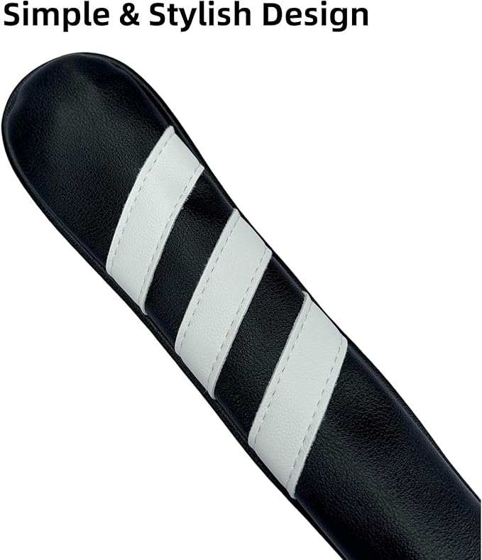 Golf Alignment Stick Cover - Chilxe Alighment Stick Headcover Head Cover - Synhtetic Leather Alignment Stick Holder - Basic Golf Accessories
