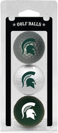Team Golf NCAA Regulation Size Golf Balls, 3 Pack, Full Color Durable Team Imprint