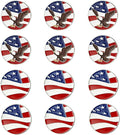 Golf Ball Markers Assorted Patterns Value Pack of 12 Golf Gifts, Golf Cap Clips and Divot Repair Tools Parter Accessories Sets for Men Women Golfer