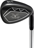 MAZEL Men Golf Iron Set (9PCS) or 1,2,3,4,5,6,7,8,9,Pitching Wedge,Sand Wedge with Steel Shafts for Right Handed Golfers