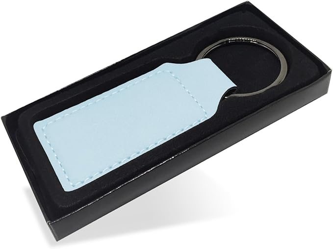 LaserGram Rectangle Keychain, Golfer Golfing, Personalized Engraving Included