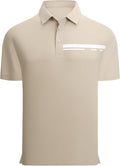 Alex Vando Mens Golf Shirt Moisture Wicking Performance & Polished Style Polo Shirts for Men