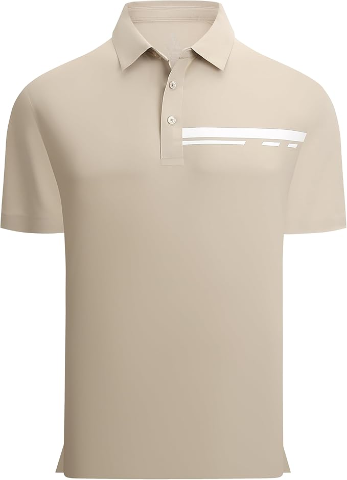 Alex Vando Mens Golf Shirt Moisture Wicking Performance & Polished Style Polo Shirts for Men