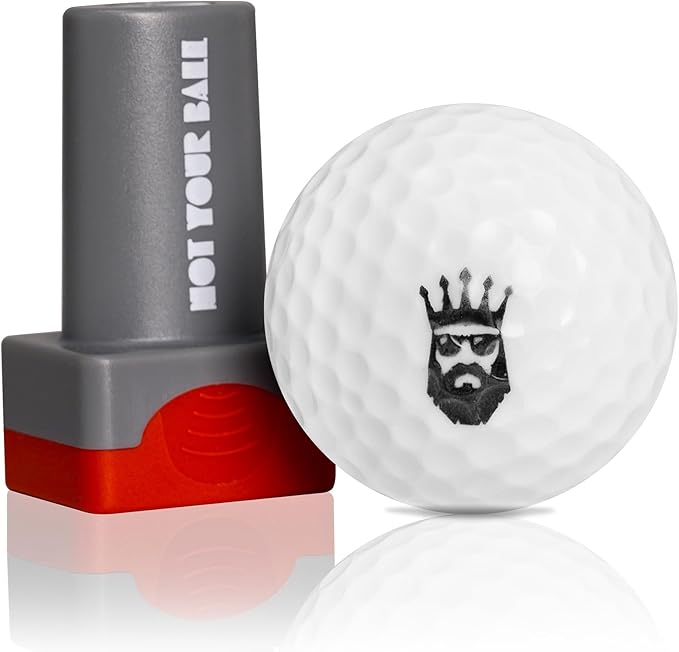 ZEETY Golf Ball Stamp Box Set - 3 Pack Self-Inking Golf Ball Stamper & Marker for Personalized Golf Ball Identification - Premium Golf Gifts & Accessories for Men Women Golfers