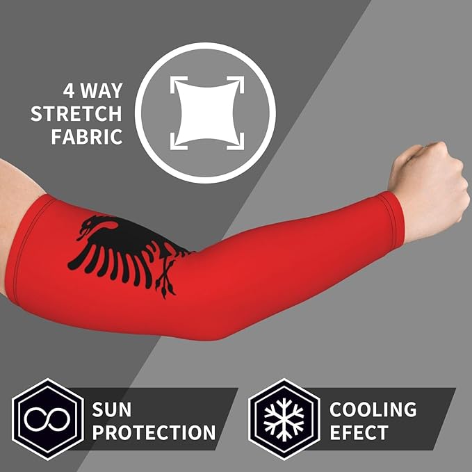 Flag Arm Sleeves Filipino Flag Compression Arm Sleeves for Men Women Tattoo Cover Up Cooling Arm Sleeve 1 Pair