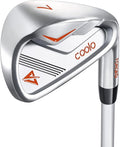 COOLO Graphite Golf Irons, Provide More Speed and Control, Beginner/High Handicap/Seniors/Ladies, Reduced Strain on Elbows and Wrists, Right&Left Handed