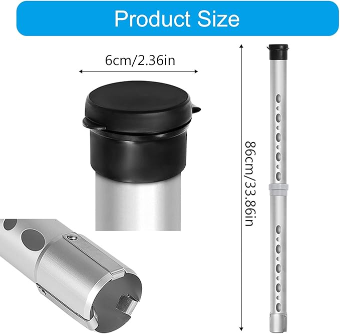 Golfs Balls Retrievers, Aluminum Alloy Pickers Upper Tube, Golfs Balls Shagger Grabber Golfs Balls Collector Pickup Tool