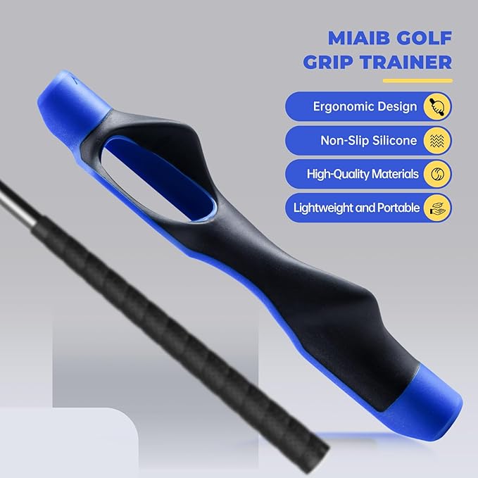 Golf Grip Trainer Swing,Grip Trainer Golf Training Equipment,Golf Grip Trainer Right Hand,Golf Training Aid to Help Train Correct Hand Position