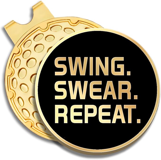 I Love Golf So Much Ball Marker with Magnetic Hat Clip, Funny Golf Accessories Gifts for Men Women, Novelty Birthday Gifts for Men Women Golfer Fan