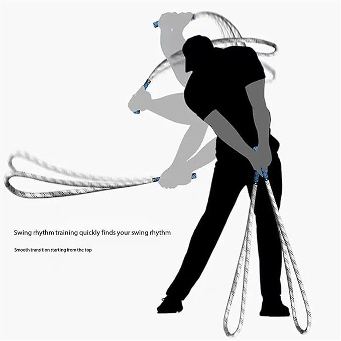 Golf Physical Posture Swing Trainer - Speed, Strength & Rhythm Correction Training Equipment