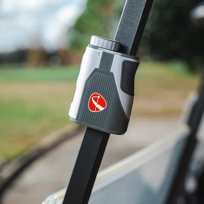 FlightScope i4 Golf Rangefinder with 6X Magnification, 1,000 Yard Range, Built-in Magnet | Combines GPS, Local Conditions, Slope and your Swing Data for Personalized Smart Gapping Club Recommendations