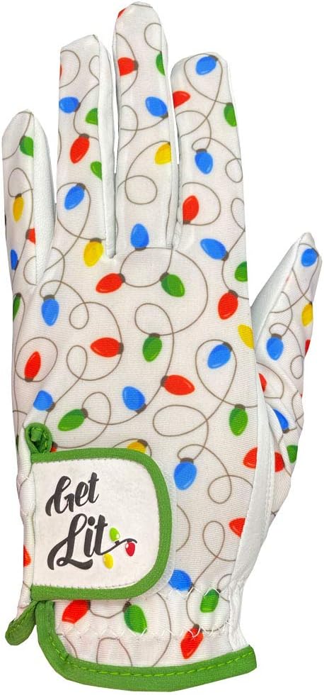 Giggle Golf Women's Golf Glove - Adjustable Strap, Left Hand Gloves for Women