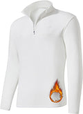 Willit Men's Fleece Pullover Winter Shirts Long Sleeve Quarter Zip Cold Weather Golf Hiking Casual Warm Shirts