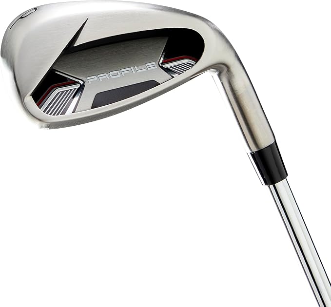 Wilson Senior Profile Complete Golf Set with Cart Bag - Right Hand, Senior, Red/Black/Silver