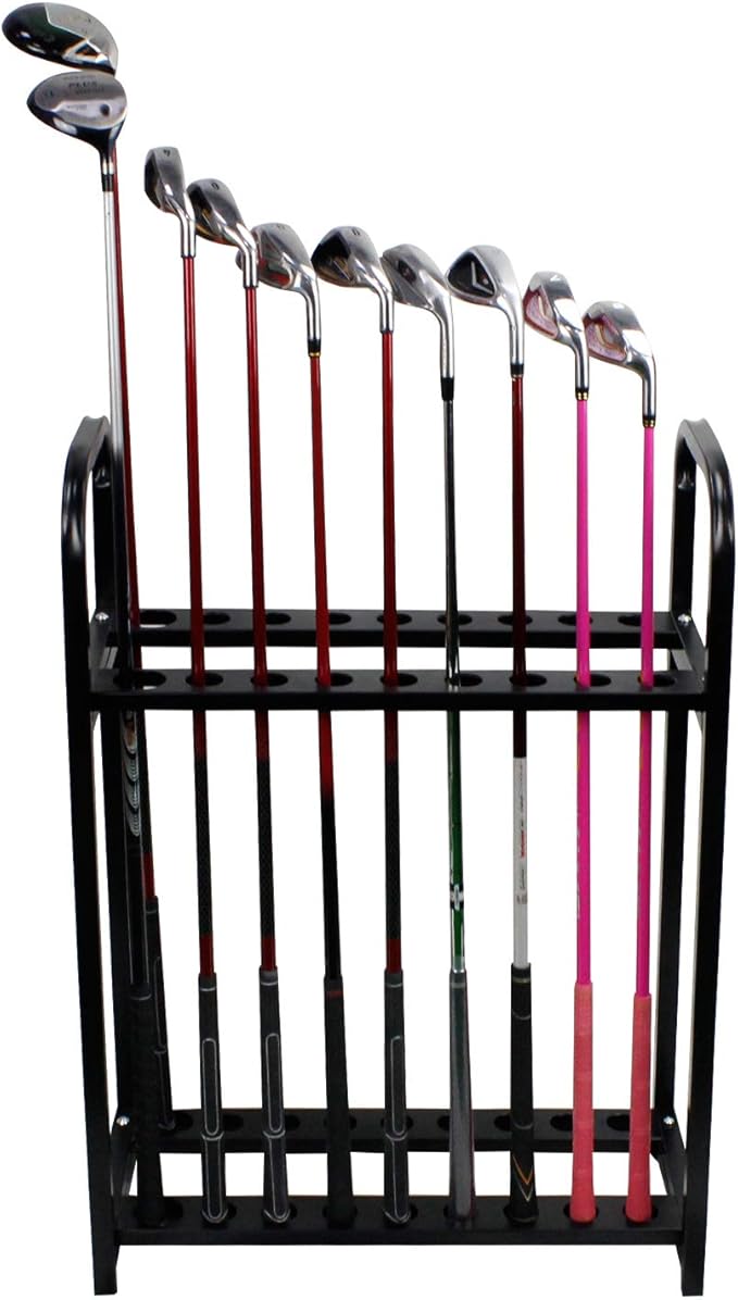 Crestgolf Acrylic Golf Club Organizers Golf Club Display Golf Putter Rack (18-hole)