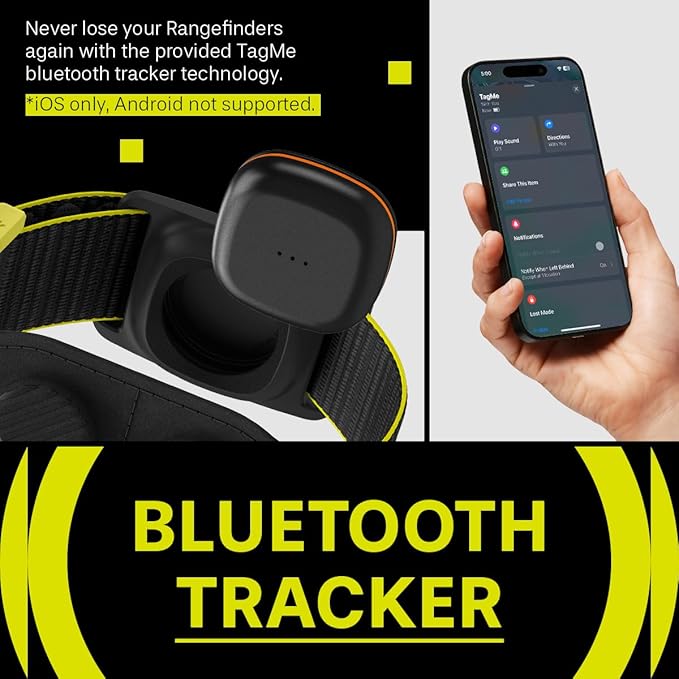 Spigen MAG-iT Magnetic Golf Rangefinder Strap Designed for AirTag/TagMe Tracker and GPS for Golf Cart