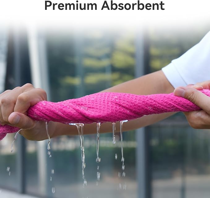Magnetic Golf Towel with Clip and Cleaning Pocket -Ideal for Male Golfers, perftct Gifts for Men-Magnetic Golf to Golf Accessories for Bags, Carts or Clubs 24"*16"