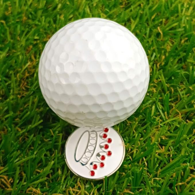 Golf Ball Markers with Hat Clips Value Sets for Men Women Golfer, Removable Attaches Easily to Golf Cap Premium Gifts