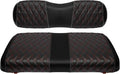Golf Cart Vinyl Replacement Seat Covers fits EZGO TXT1994-2013, Diamond Front Seat Cover Black Stitching Durable Breathable & Easy to Clean