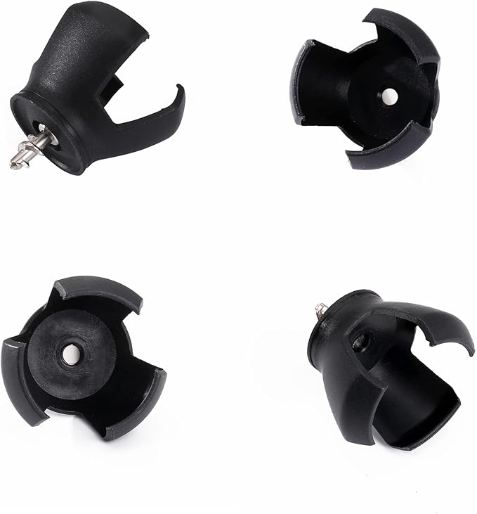 Golf Ball Retriever,3-Prong Golf Ball Retriever Grabber Golf Ball Grabber Golf Sucker Accessories for Putters and Golfer(4 Pack)