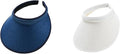 Cloth Covered Slip-On Visor for Women, Adjustable Cap Sports Sun Visors for Men