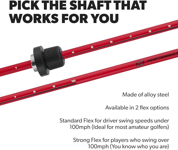Performance Golf Click Stick - Swing Trainer for Automatic Release I Auditory Feedback I Core Golf Swing Mechanics Improvement
