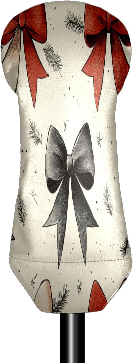 Funny Butterfly Colorful Golf Head Covers for Driver, Fairway, Hybrid & 3 Wood Premium PU Leather with Soft Velvet Lining Waterproof & Scratch-Resistant Unique Golf Gift for Men & Women