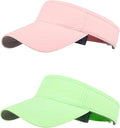 Sun Visor Hat Breathable Visors Sport Golf Visor Adjustable Velcro Sun Cap UV Performance Hats for Women Men