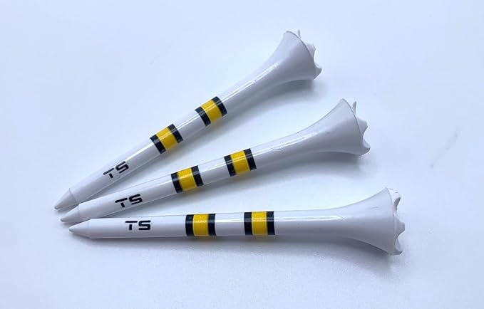 TRUESTRIKE Premium USA Golf Tees – 100-Pack Durable 3¼" / 2¾" Plastic Tees – Made in USA – Perfect Holiday Golf Gift