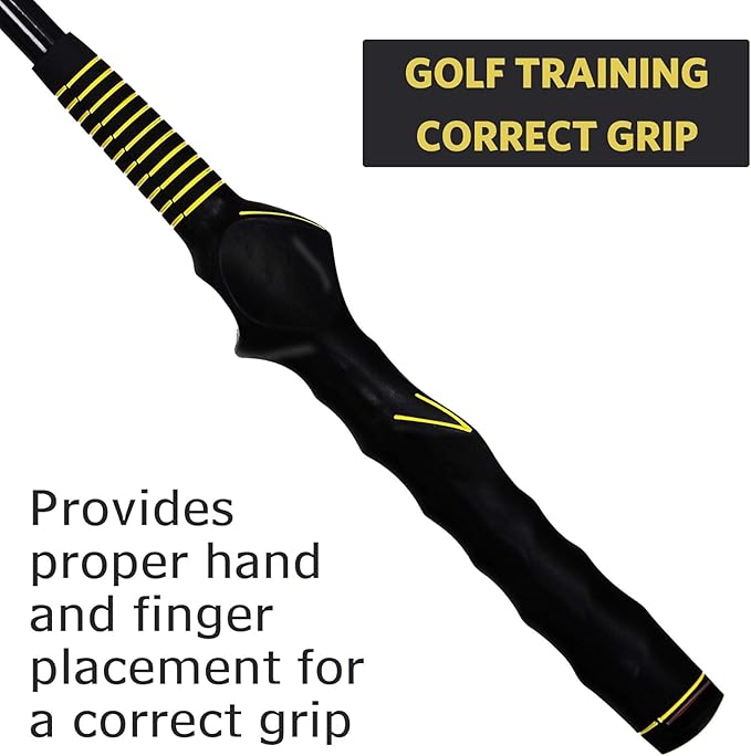Golf Swing Trainer Aid - Golf Training aid with Grip Trainer Training Equipment, Power Flex Swing Training aid for Strength,Balance, and Tempo Swing Speed Trainer