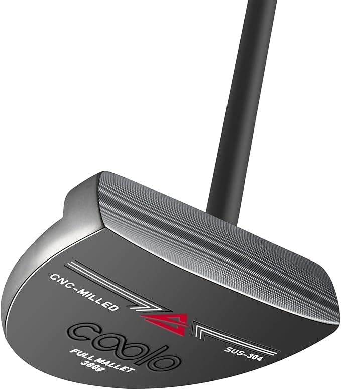 COOLO Low Torque Golf Putter, Provide Greater Stability and Less Face Twisting, Blade/Mallet/Heavy/Center Shafted/Counter Balanced Putter, Oversized Grip, Right & Left