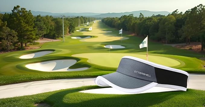 Cooling Sports Sun Visor Hat for Men & Women，Lightweight, Stretchy Packable Running Visor-for Golf, Tennis, Hiking