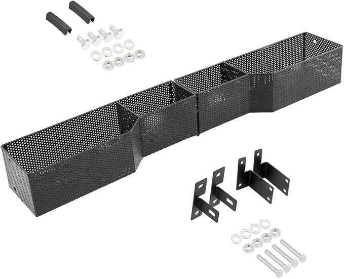 XUANYUDG0769 Golf Cart Front Inner Basket Mesh Storage Tray Organizer Extended Additional Storage for Golf Carts