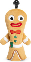 Golf Club Head Covers, Plush Gingerbread Man Golf Driver Covers Fairway Wood Hybrid Head Covers with Interchangeable Tags Advanced Embroidery 3 Wood Headcover Set