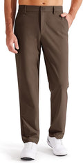 Libin Men's Golf Pants Classic Fit Flat Front Work Dress Pants 29" 31" 33" Stretch Casual Pants Lightweight with Pockets