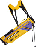 Golf Stand Bag, Lightweight Golf Bag with Stable Stand,Compact Design Featuring Easy-Carry Shoulder Straps, 4-Way Top, Essential Storage Pockets