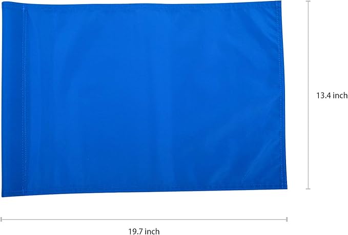 Green Golf Training Flag, Nylon Putting Green Target, Indoor/Outdoor Backyard Garden Portable, 19.7" x 13.4"