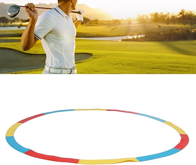 Golf Target Circle, Golf Training Aid Golf Targetss, Golfs Practice Target Rings Ultra Thin Silicone Vibrant Targetss Indicator Golfs Targetsss Circle for Golfss Training