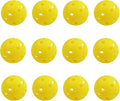 GSE Games & Sports Expert 12-Pack Practice Golf Balls, 40mm Limited Flight Plastic Soft Golf Balls, Airflow Hollow Training Golf Ball for Swing Practice (Several Colors Available)