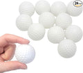 Golf Balls for Kids - Pack (Standard 1.5" Size) Hollow Plastic Practice Ball for Indoor Training, Golf Theme Decoration, Cupcake Toppers, Kids Play, Sports Birthday Party Favors and More