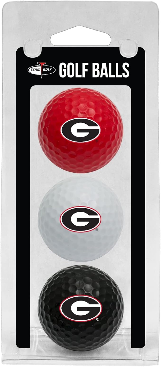 Team Golf NCAA Regulation Size Golf Balls, 3 Pack, Full Color Durable Team Imprint
