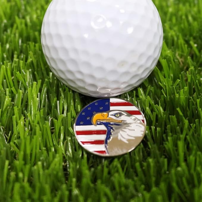 Flower Golf Ball Marker with Golf Hat Clip for Your Friend