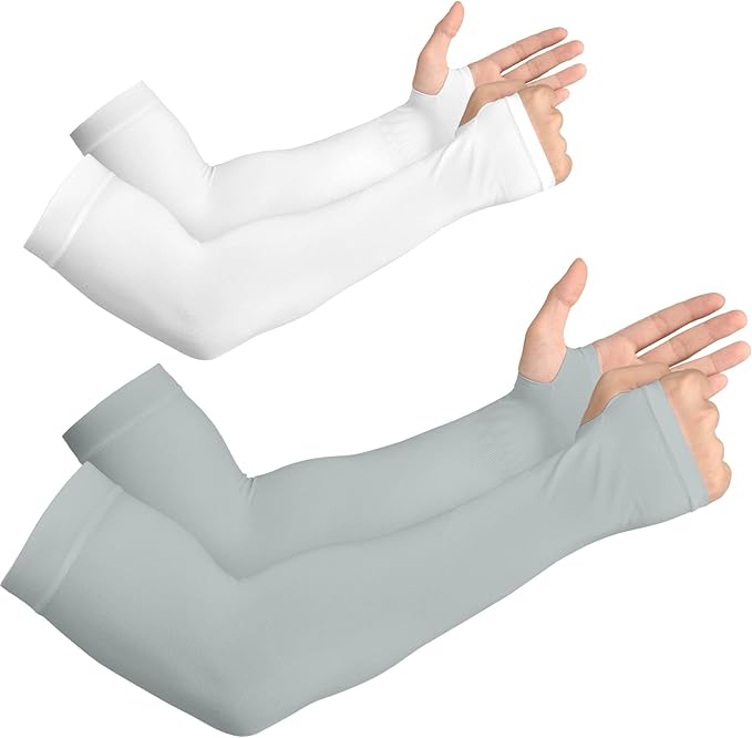 YESLIFE UV Sun Protection Arm Sleeves for Men & Women, UPF 50 Cooling Sports Sleeve