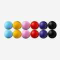 Thorza Colored Golf Balls - Multicolored Set of 6, 12, 24 for Kids Mini Golf, Putting Practice and Children Training